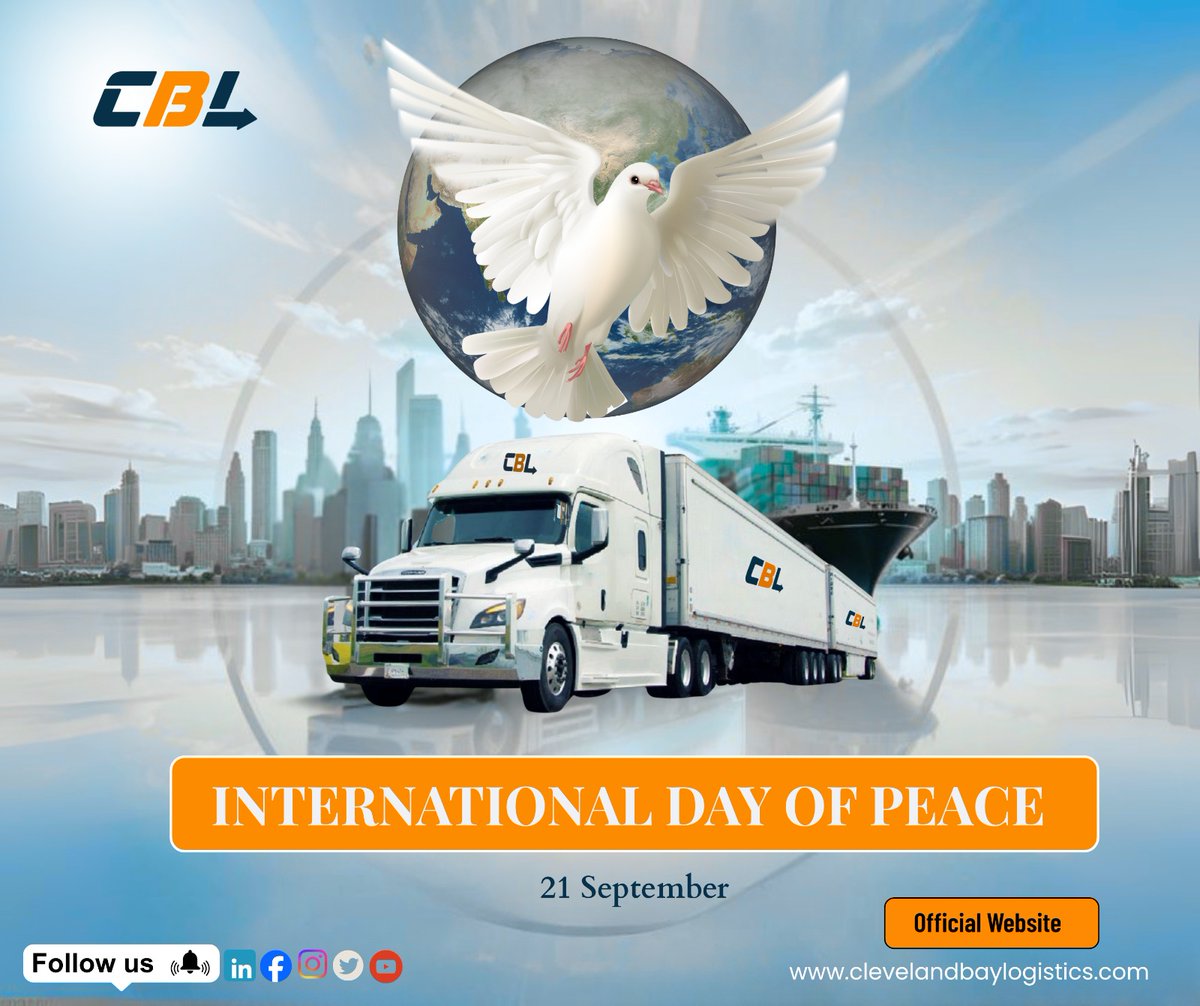 cblinc002's tweet image. 𝐏𝐞𝐚𝐜𝐞 𝐢𝐬 𝐭𝐡𝐞 𝐩𝐚𝐭𝐡 𝐭𝐡𝐚𝐭 𝐜𝐨𝐧𝐧𝐞𝐜𝐭𝐬 𝐮𝐬 𝐚𝐥𝐥 🌍🕊️At @cblinc002 we believe peace is the foundation for 𝐩𝐫𝐨𝐠𝐫𝐞𝐬𝐬, 𝐜𝐨𝐧𝐧𝐞𝐜𝐭𝐢𝐨𝐧, 𝐚𝐧𝐝 𝐠𝐥𝐨𝐛𝐚𝐥 𝐠𝐫𝐨𝐰𝐭𝐡. 
 #CBL #InternationalDayOfPeace #GlobalLogistics #PeaceDay #logisticsforpeace