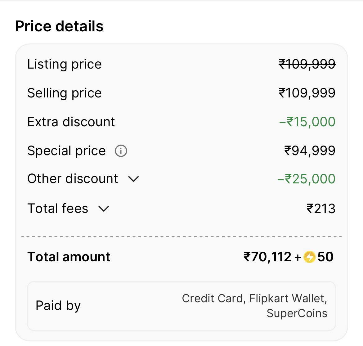 Rks9114's tweet photo. Finally grabbed the beast! 🖤📱 iPhone 16 Pro 128GB Black Titanium — just ₹70,112 in #FlipkartBigBillionDays 🔥
#iPhone16Pro #BBDSale https://t.co/rdvlj1ibmu