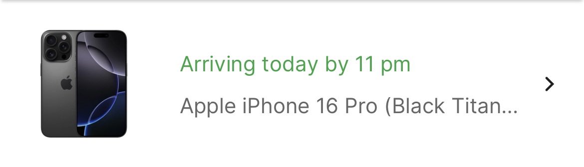 Rks9114's tweet photo. Finally grabbed the beast! 🖤📱 iPhone 16 Pro 128GB Black Titanium — just ₹70,112 in #FlipkartBigBillionDays 🔥
#iPhone16Pro #BBDSale https://t.co/rdvlj1ibmu