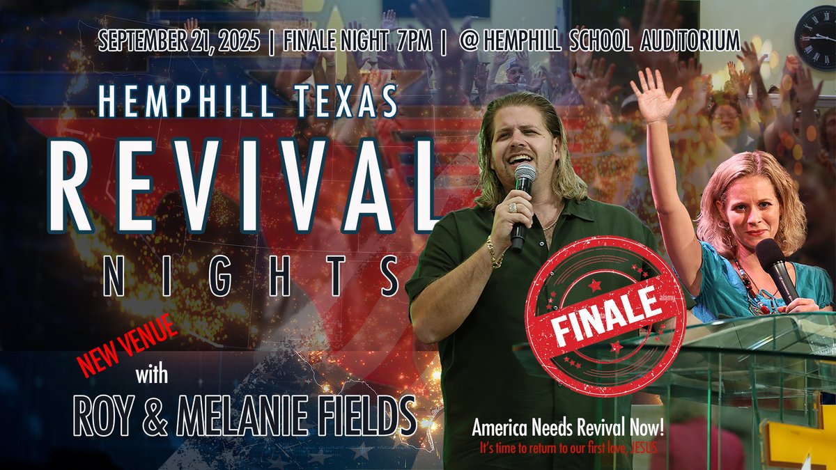 RoyFields's tweet photo. FINALE TONIGHT with Roy Fields here in Hemphill Texas - https://t.co/nyg3RdyjFX https://t.co/KQRw0y8OCW