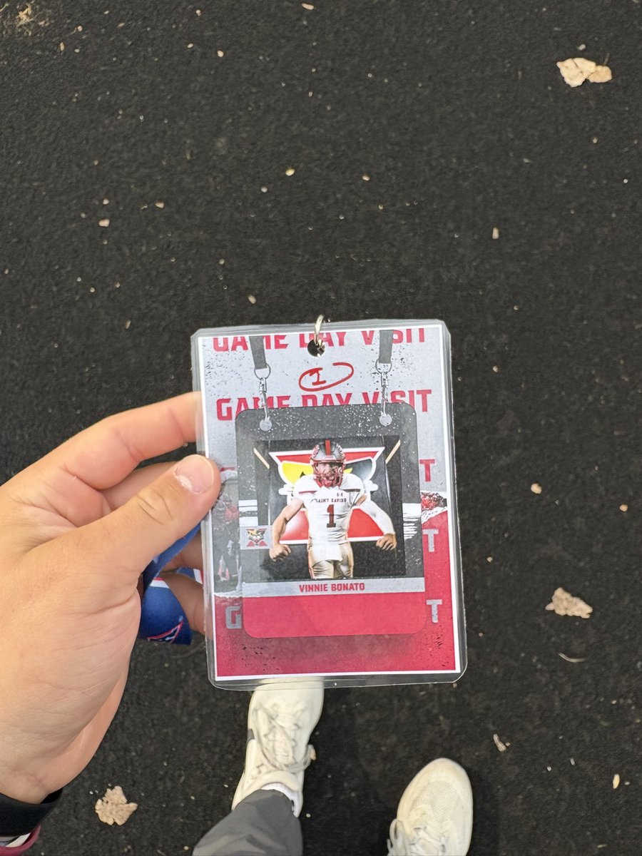 Thank you Coach Feminis for having me out for a game. Had a great time watching a <a href="/SXUFootball/">SXU Football</a> win! 
<a href="/jmtitus08/">Josh Titus</a> 
<a href="/CoachTinich/">Coach Tinich</a>