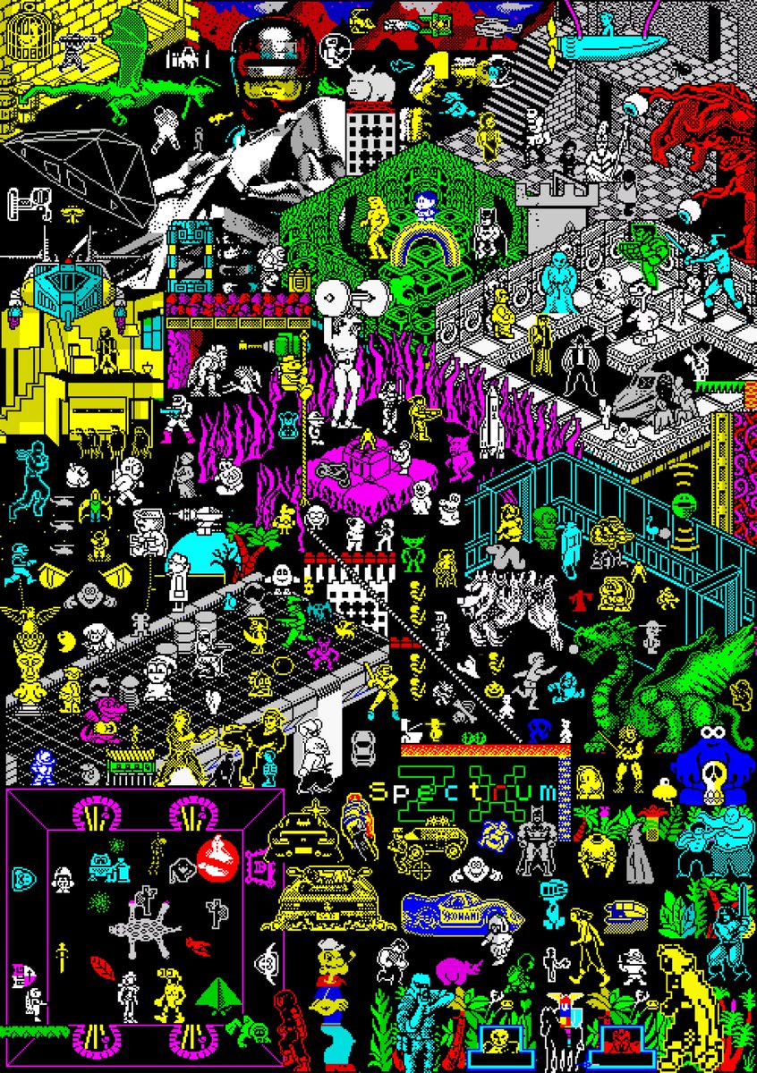 RetroSpectrum - Reloaded III

A work in progress

For more Spectrum themed art, prints and other stuff, please see my bio

#zxspectrum #retrogamer #8bitart