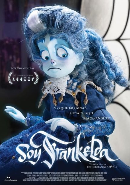 solo quiero avisar que a partir de hoy me pongo la camiseta de “Soy Frankelda”, una película stop motion hecha por mexicanos híper talentosos  que merece tooodo nuestro apoyo 😮‍💨✨👌🏽 estrena en octubre y hablaré de ella hasta que llegue a cines 🕺🏽