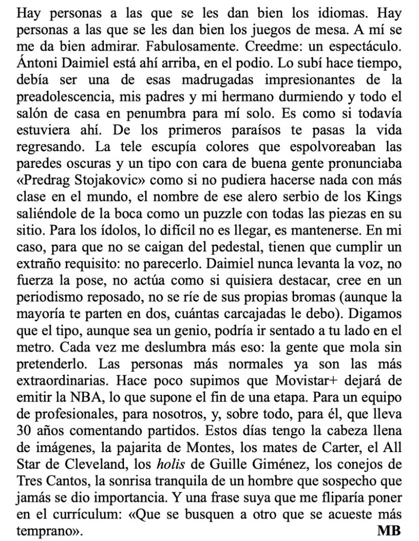 Ántoni Daimiel, uno de los nuestros.