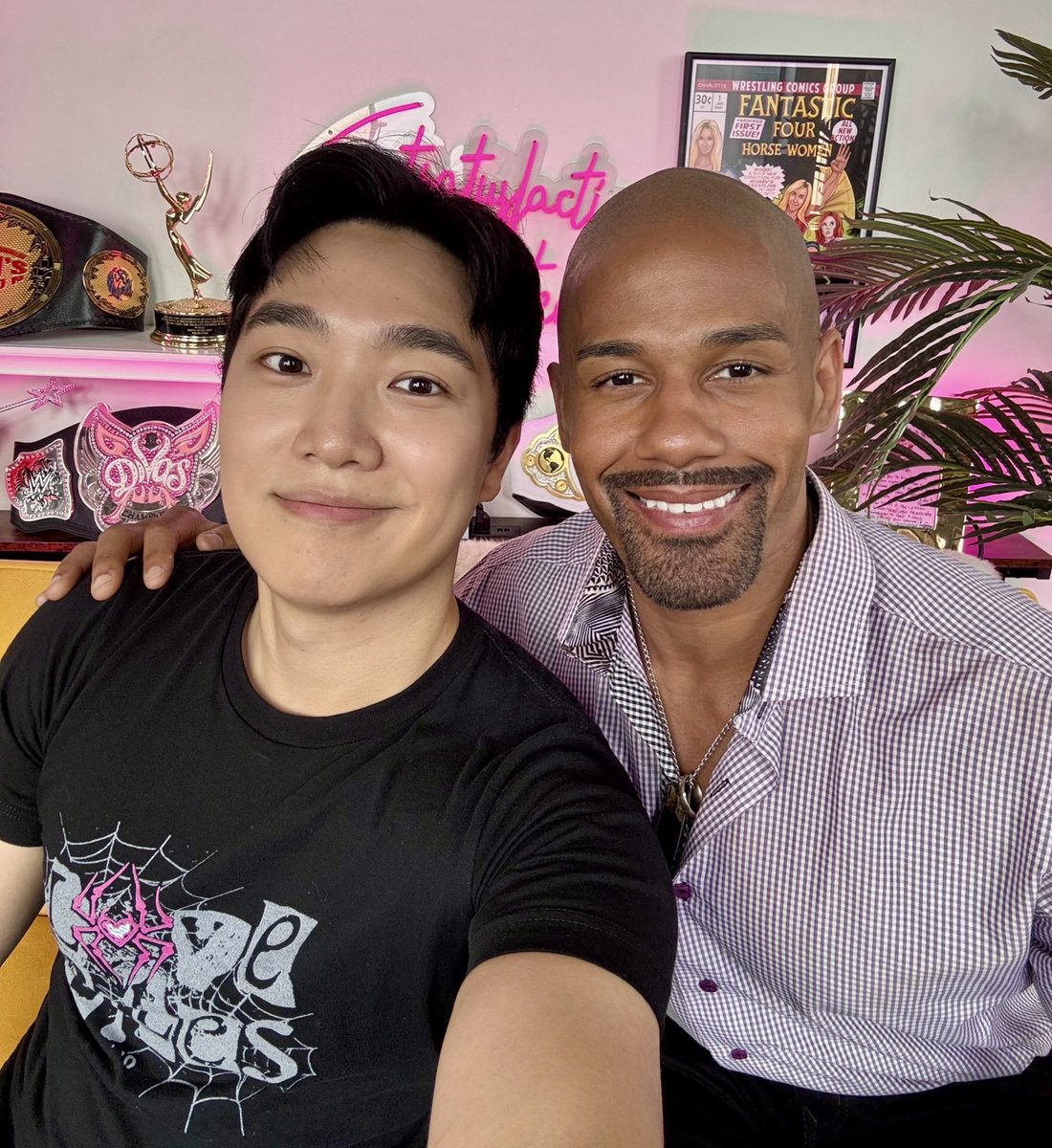 Just filmed with <a href="/realfredrosser/">nodaysoff FRED ROSSER III</a> aka Darren Young for WWE Wrestlepalooza review🔥🔥🔥