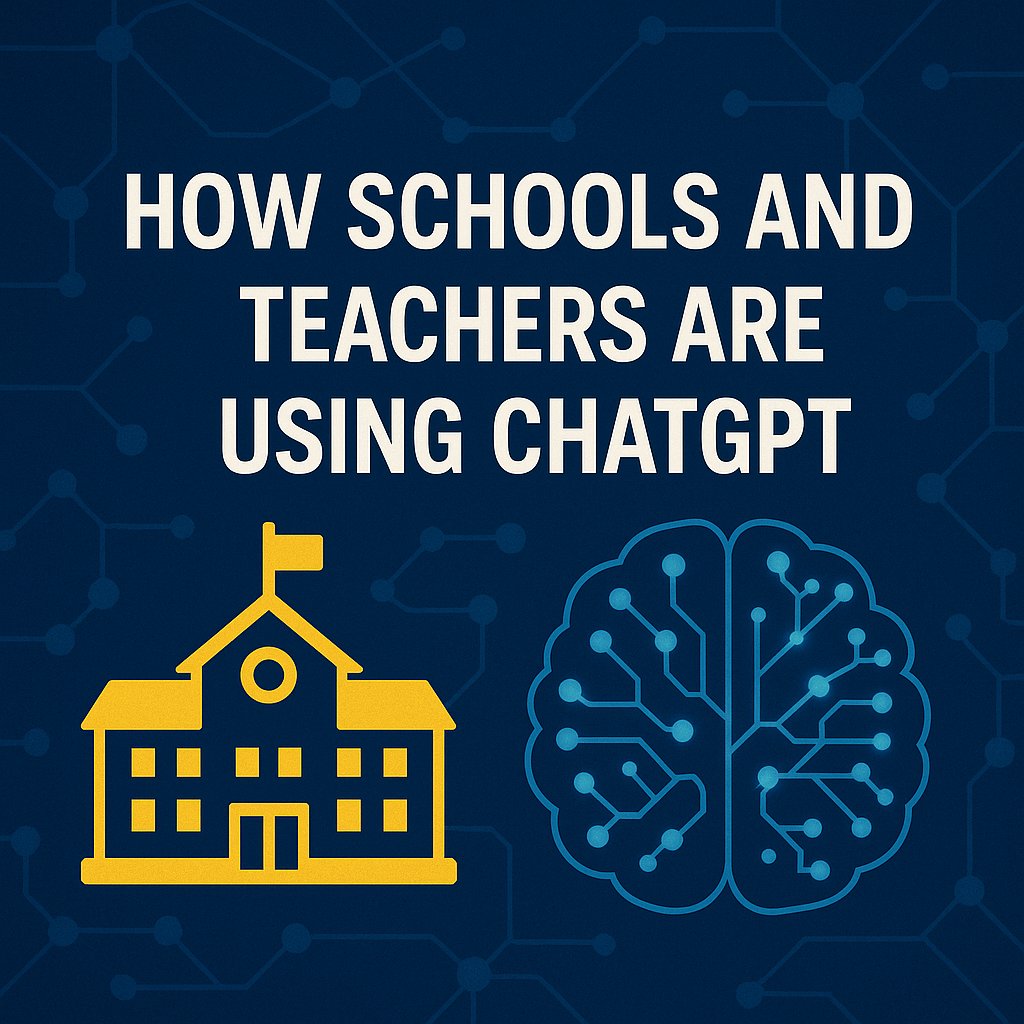 MrAdamMasters's tweet image. New global ChatGPT research has major implications for education 

📊 Education is already a top use case (~10% of interactions are tutoring/teaching).

Time to teach WITH AI, not against it 🚀
📖adammasters.com/home/chatgpt-r…

#EdTech #AIinEducation #TeacherPD #DigitalLiteracy