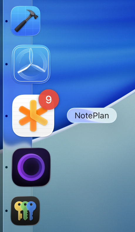 NotePlanApp's tweet image. NotePlan&apos;s icon will also get a Liquid Glass version