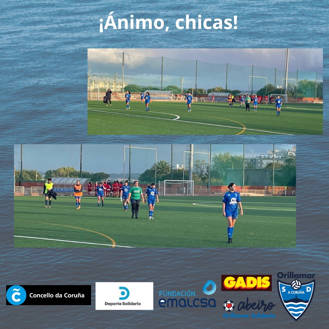 Primeira xornada de liga na 2 autonòmica femenina, non foi un inicio do máis esperado xa que o @orillamarsd_fem caeu derrotado 0-6 contra un gran equipo como é o @scdmilagrosafemenino….seguirémolo intentando FORZA ORILLA 💙💙💙