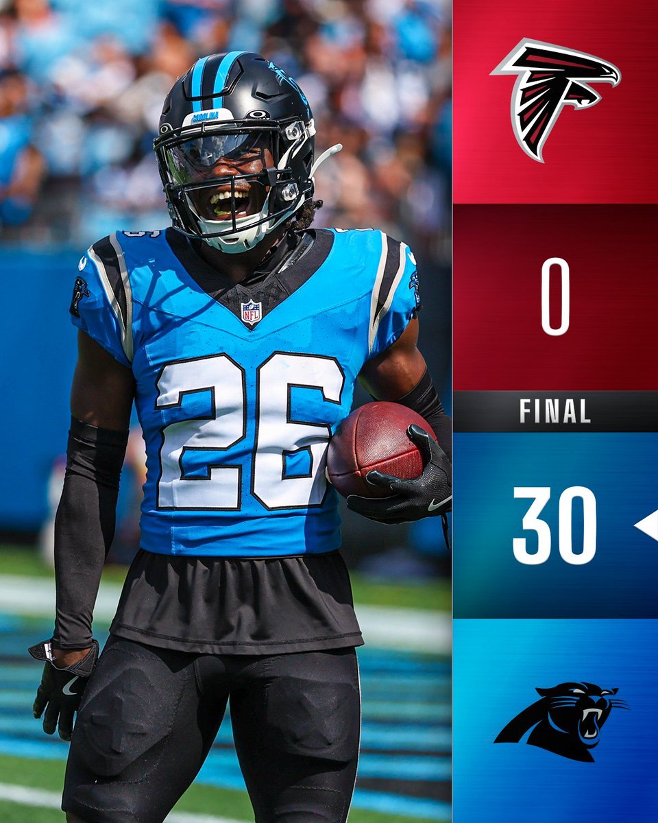 Todo sonrisas en Carolina, que se quedan con la victoria divisional ante Falcons.