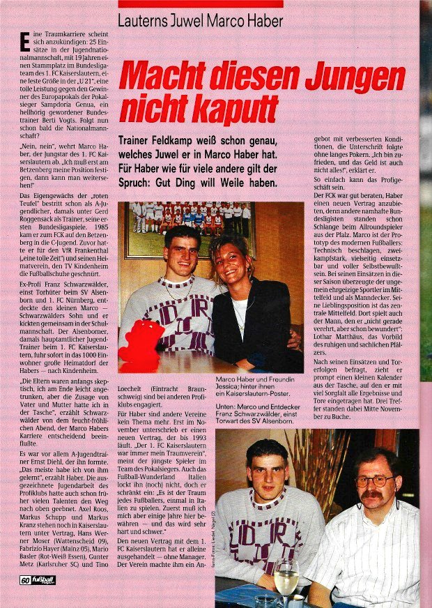 kicker_fuma's tweet photo. "Marco Haber - Macht diesen Jungen nicht kaputt"
(Aus: Fuma Dezember 1990)
#haber #betze #vfb #haching #hansa #dfb #botd #happybirthday https://t.co/Z7KrjH1pIk