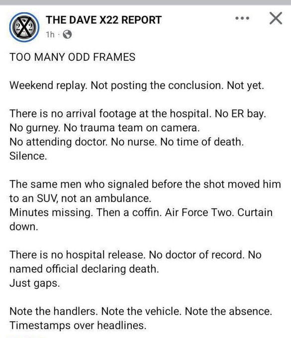 Charlie Kirk…

A lot of questions.
Not a lot of answers.

Ht Dave X22 report