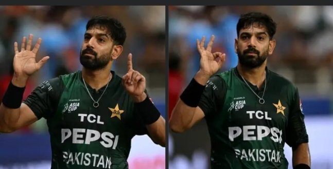 میاں حماد🦁² (@hammadch39) on Twitter photo پڑوسیو ، اب سکون اے 😂
#PakVsInd 
#6_0 پڑوسیو ، اب سکون اے 😂
#PakVsInd 
#6_0