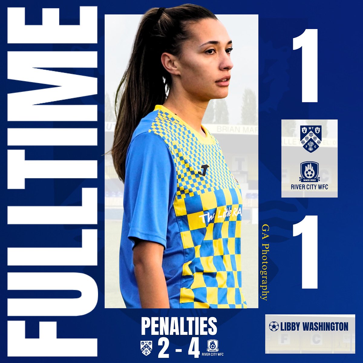 Unfortunately our FA cup journey has been cut short. A close one today girls.

Onto next week.🟦🟨