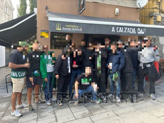 Diablos Verdes en el bar de Brigadas Lucenses