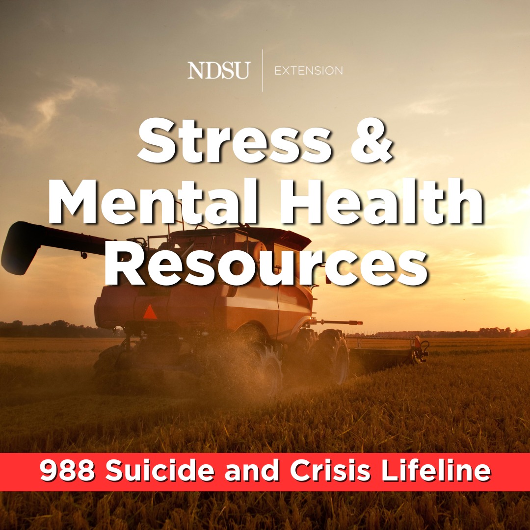 You don’t have to face it alone. If things feel overwhelming, call or text 988. For stress management resources specifically for farmers and ranchers, visit <a href="/NDSUExtension/">NDSU Extension</a>:   bit.ly/NDSUExtManagin…