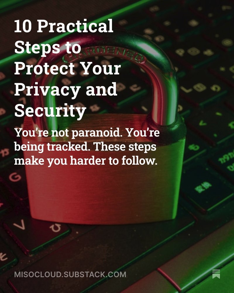 KSitjar's tweet photo. 10 Practical Steps to Protect Your Privacy and Security https://t.co/OsJhW9R9SK https://t.co/c9jfdqs22a