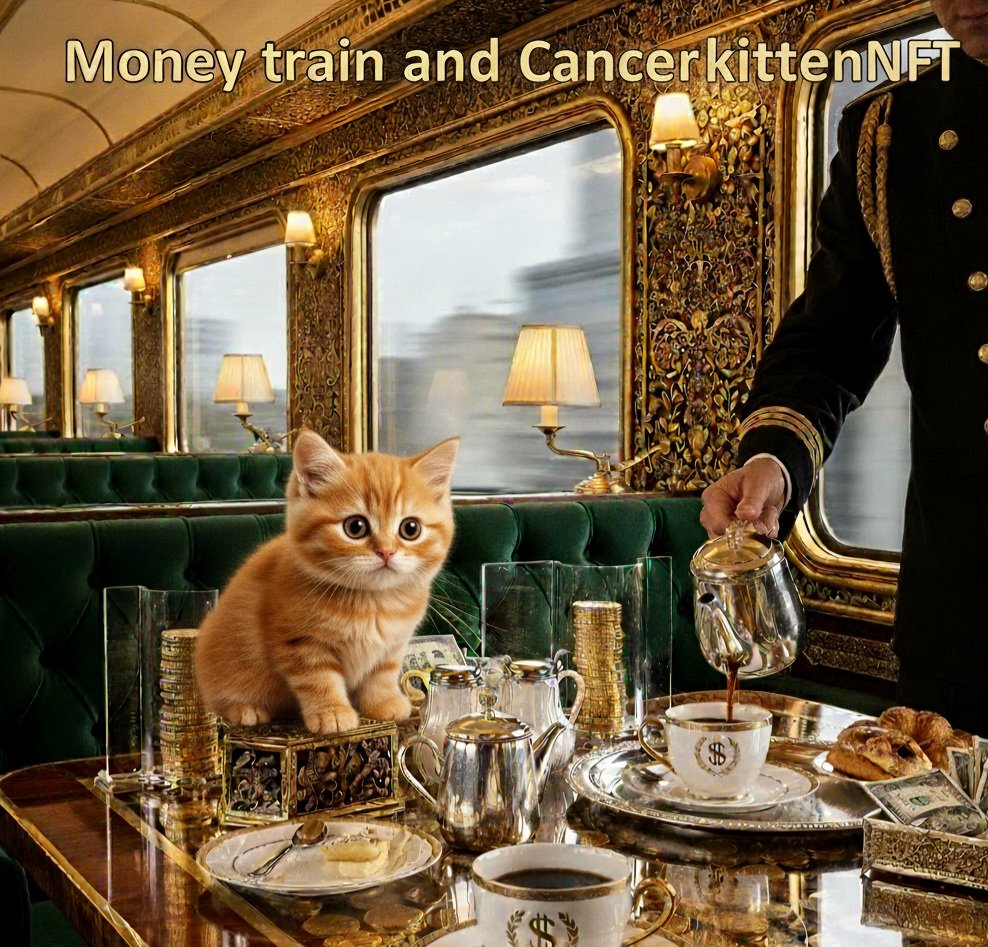 moneytrain042's tweet photo. MONEYTRAIN &amp; CancerkittenNFT
GIVEAWAY 🚂🐯

🏆 1 Lucky Winner: 20 $MT Tokens and GOLD CancerKitten NFT #292

To Enter:  
1️⃣ LIKE  
2️⃣RETWEET  
3️⃣Comment tag 3 friends
4️⃣👉 Follow 
@moneytrain042
&amp; 
@CancerkittenNFT

Closes in 48h 🚨 
$HBAR #Hedera #NFTGiveaway https://t.co/tQMjAIL76s