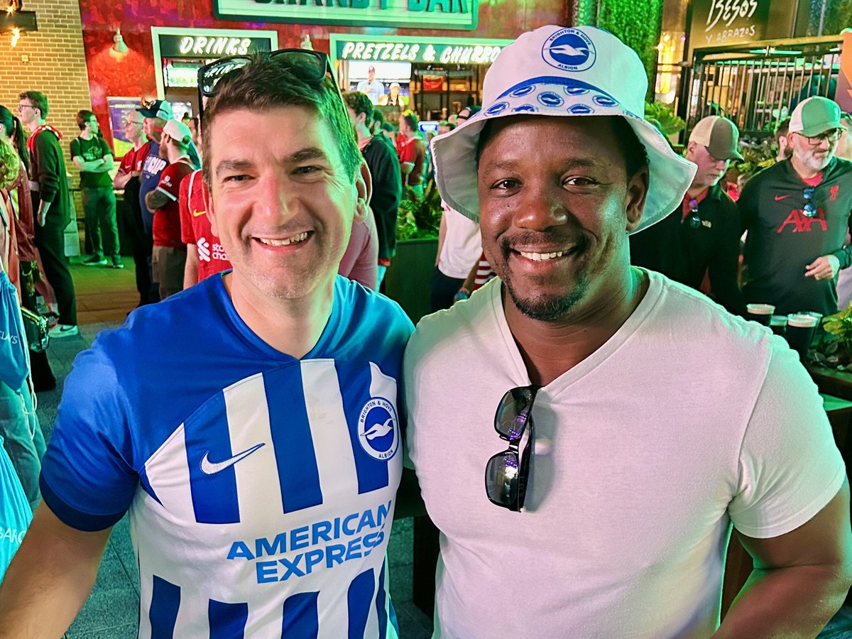 Representing the Albion at <a href="/PLinUSA/">Premier League USA</a>’s Premier League Mornings Live event in Kansas City! 🤩🙌
