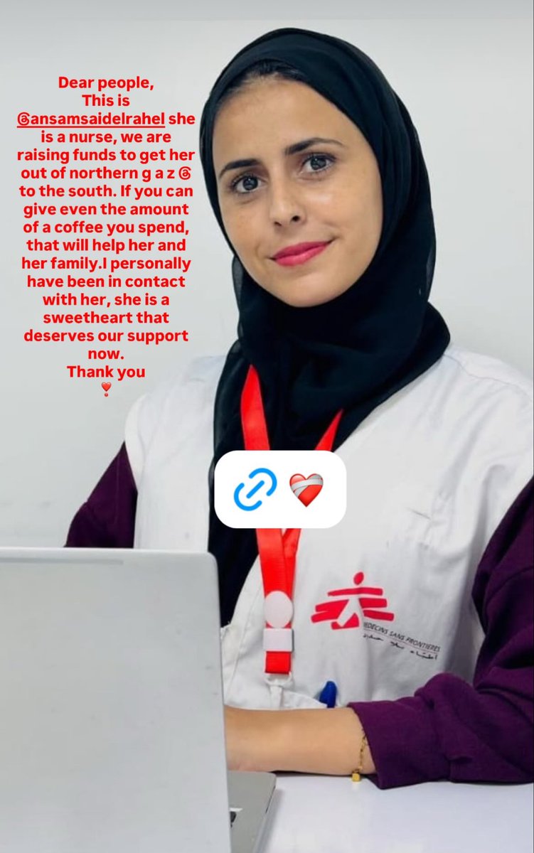 Urgent support needed! my friends are fundraising to help Ansam in Gaza, if you can share or donate please do ❤️

chuffed.org/project/137522…