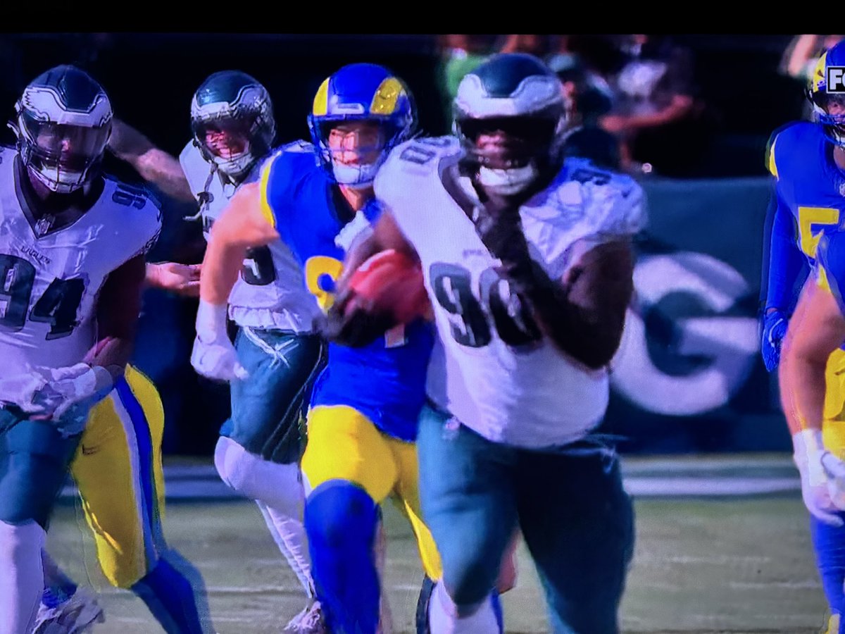 PHLEaglesNation's tweet photo. Dread it.

Run from it.

Destiny arrives all the same. 🔥

#FlyEaglesFly https://t.co/ZtNWflUm7r