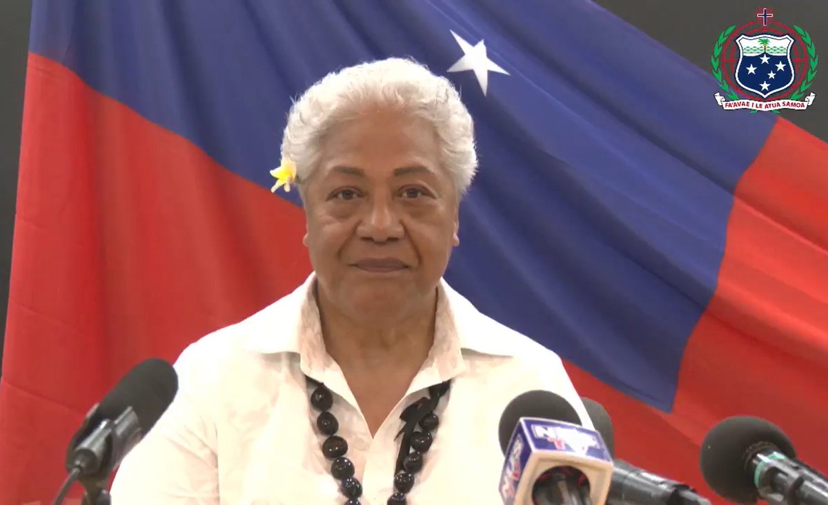 SAUNOAGA AFIOGA I LE PALEMIA: AFIOGA FIAME NAOMI MATAAFA I LE MAEA AI O LE FAIGAPALOTA TELE A LE ATUNUU

#PMSpeechAfterTheElection2025

Read more: l1nq.com/40FU1