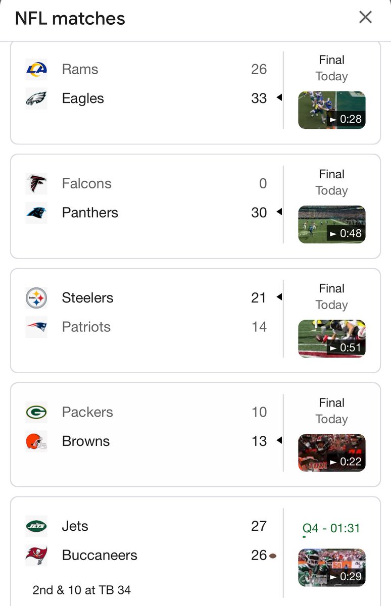 So the Browns, Eagles, and Jets all block field goals for the lead during crunch time in the 4th quarter? Wow!! 🤯