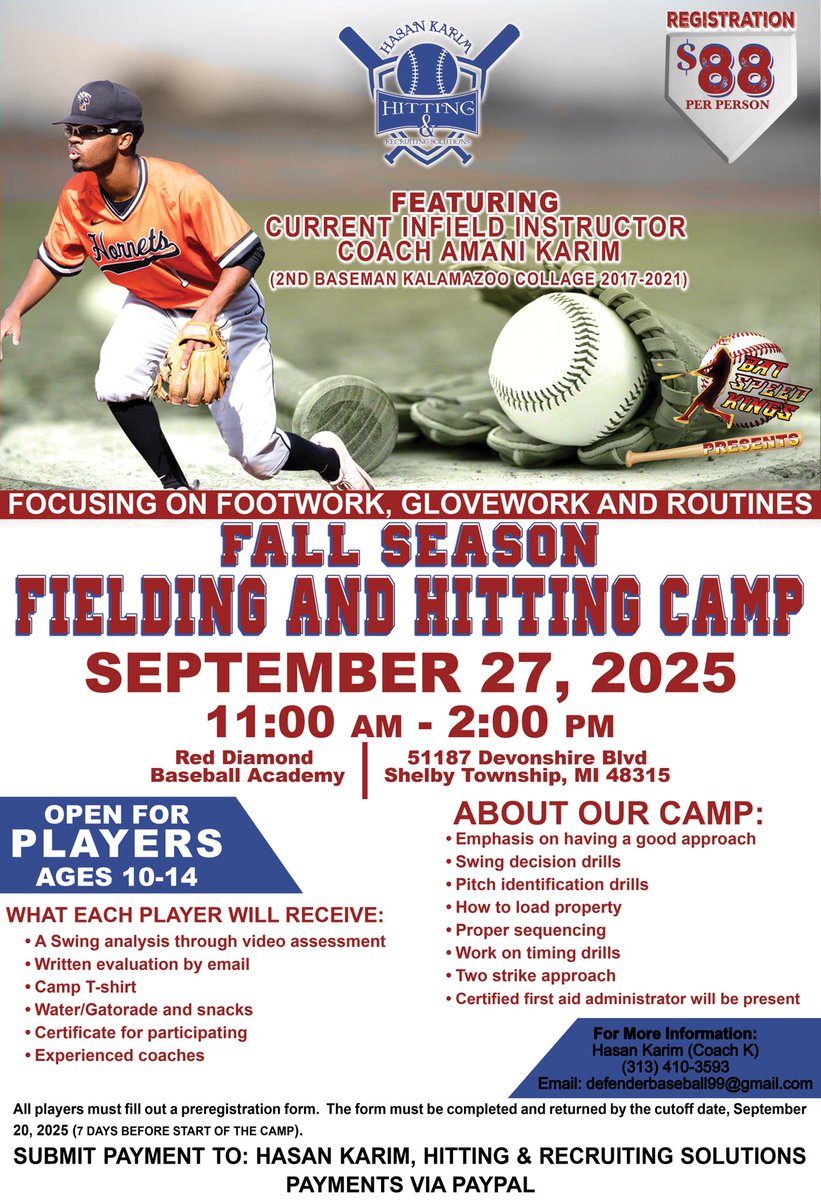 Only five (5) spots left, with six (6) days until Camp da.