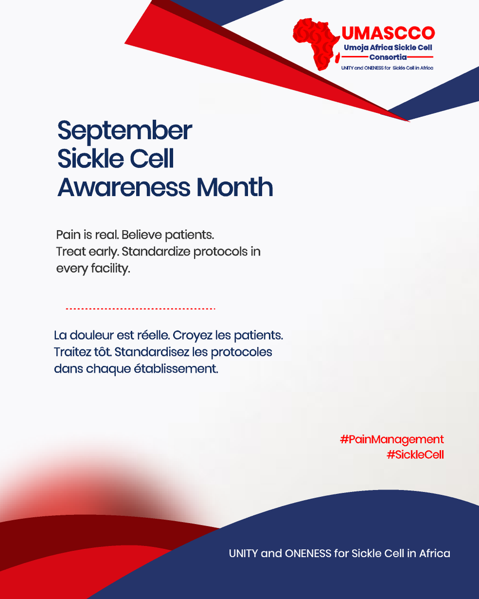 UMASCCO_Africa's tweet photo. A painful reality for many with #SickleCellDisease: 

"I'm in pain, I need help." "Are you sure? You don't look like it." 
The mildest #SCD pain can be an 8/10. When a patient arrives at the ER, they are likely at a 10/10. 

Treat every case as a near-emergency. 
#PatientAdvocacy https://t.co/Ntlzm5LAc0