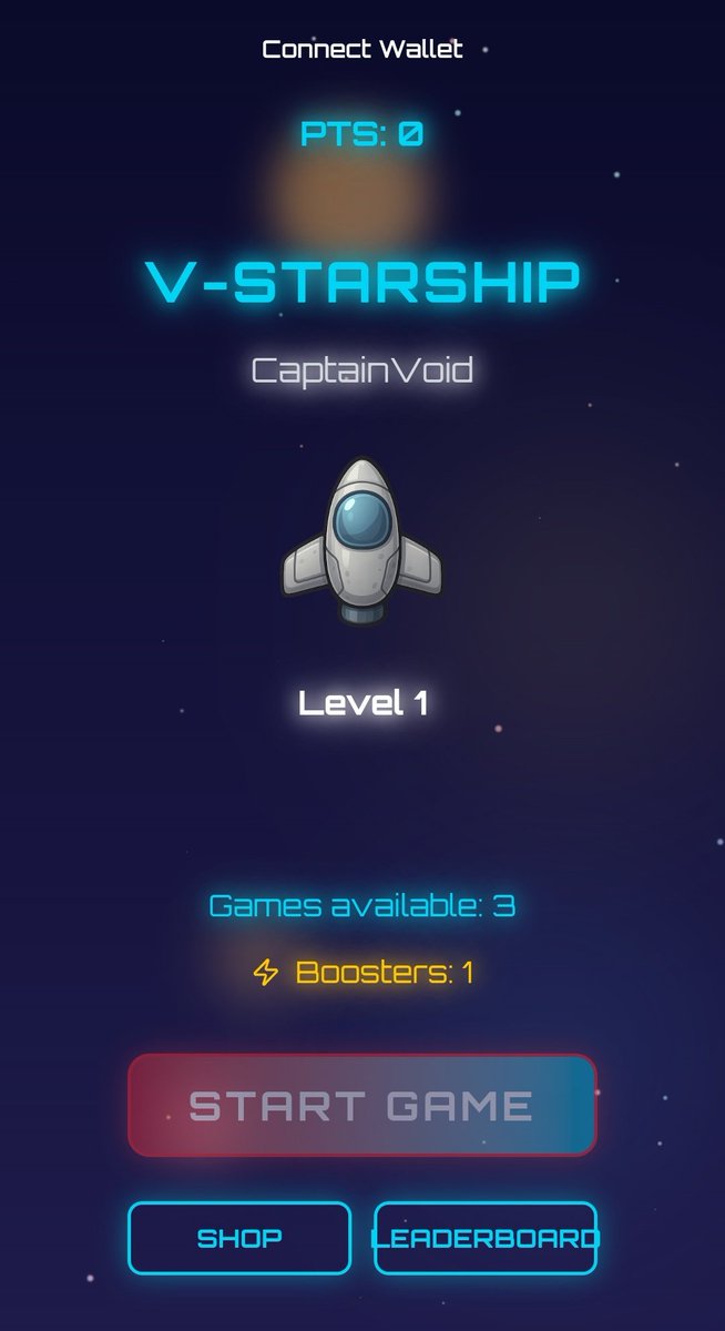 A new on-chain arcade game just dropped on <a href="/VaraNetwork/">Vara Network</a> and it’s FUN.
Simple. Addictive. 100% blockchain.

Let me show you what I'm talking about. Thread 🧵👇 #Starship