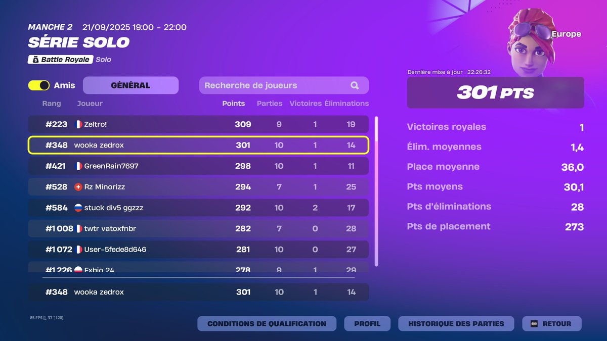 unlucky les 3 dernières game focus next 👿

#WKAWIN <a href="/WookaUpStars/">Wooka Upcoming Stars</a>