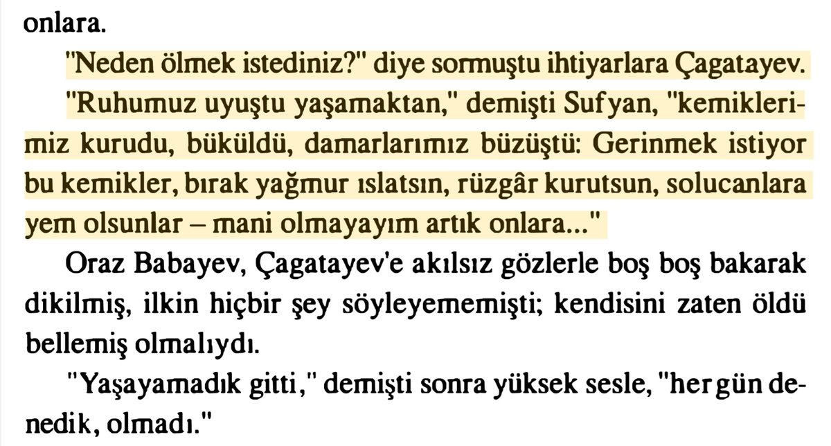 Yaşamak, ölmenin en uzun yolu!

Andrey Platonov - Can 

Sayfa 74.