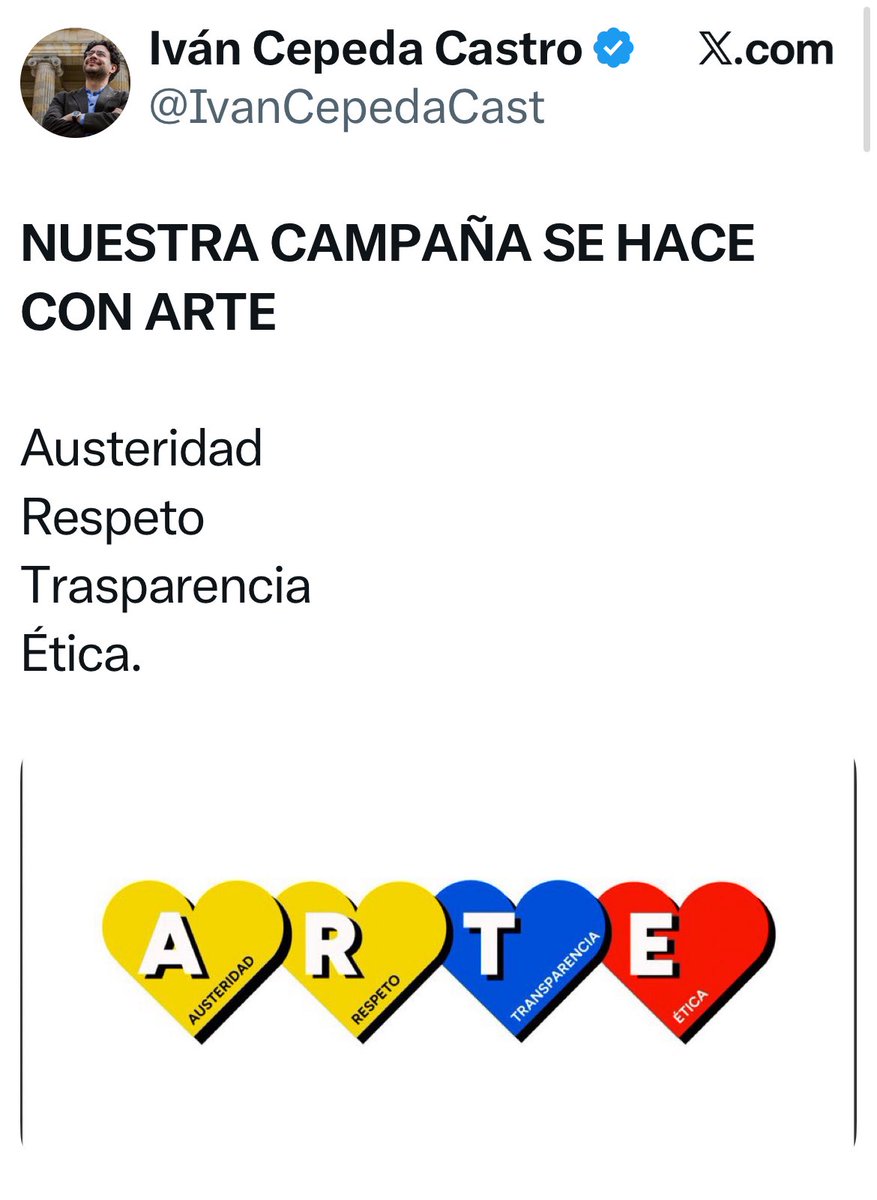 Natalia__Gar's tweet image. Se pregunta uno que mensaje oculto hay detrás de la campaña del candidato de la FARC. Porque toda la violencia y bajesas de las guerrillas terminan en eso 

Mat ARTE
Secuestr ARTE
Tortur  ARTE
Extorsion ARTE
Viol ARTE
Como raro el mensaje solo digo