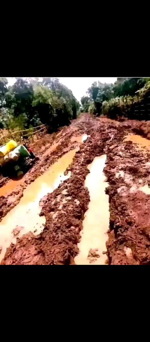 This time round most of the elected leaders especially MP and MCAs  are very incompetent , imagine this are kind of the roads  we have in our erea