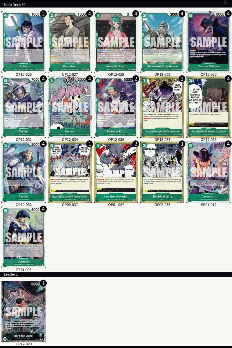 ApocalypseOPTCG's tweet image. Bittersweet finish of the weekend, unfortunately low seedings so, no topcut this time

R1: UP Luffy W @Zyrios7
R2: G Bonney L 🎲
R3: GP Luffy W
R4: U Kuzan W 🎲
R5 : UP Luffy L
R6: R Rayleigh W @NevenRaphael
R7: G Bonney W 🎲 @armangh333