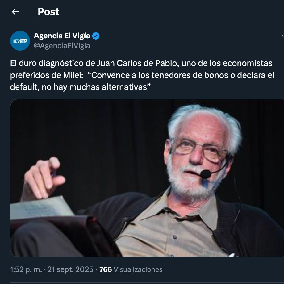 Profe tenemos que calmar la corrida, tal vez alguna declaración tuya para el mercado nos puede ayudar.

No se diga más: