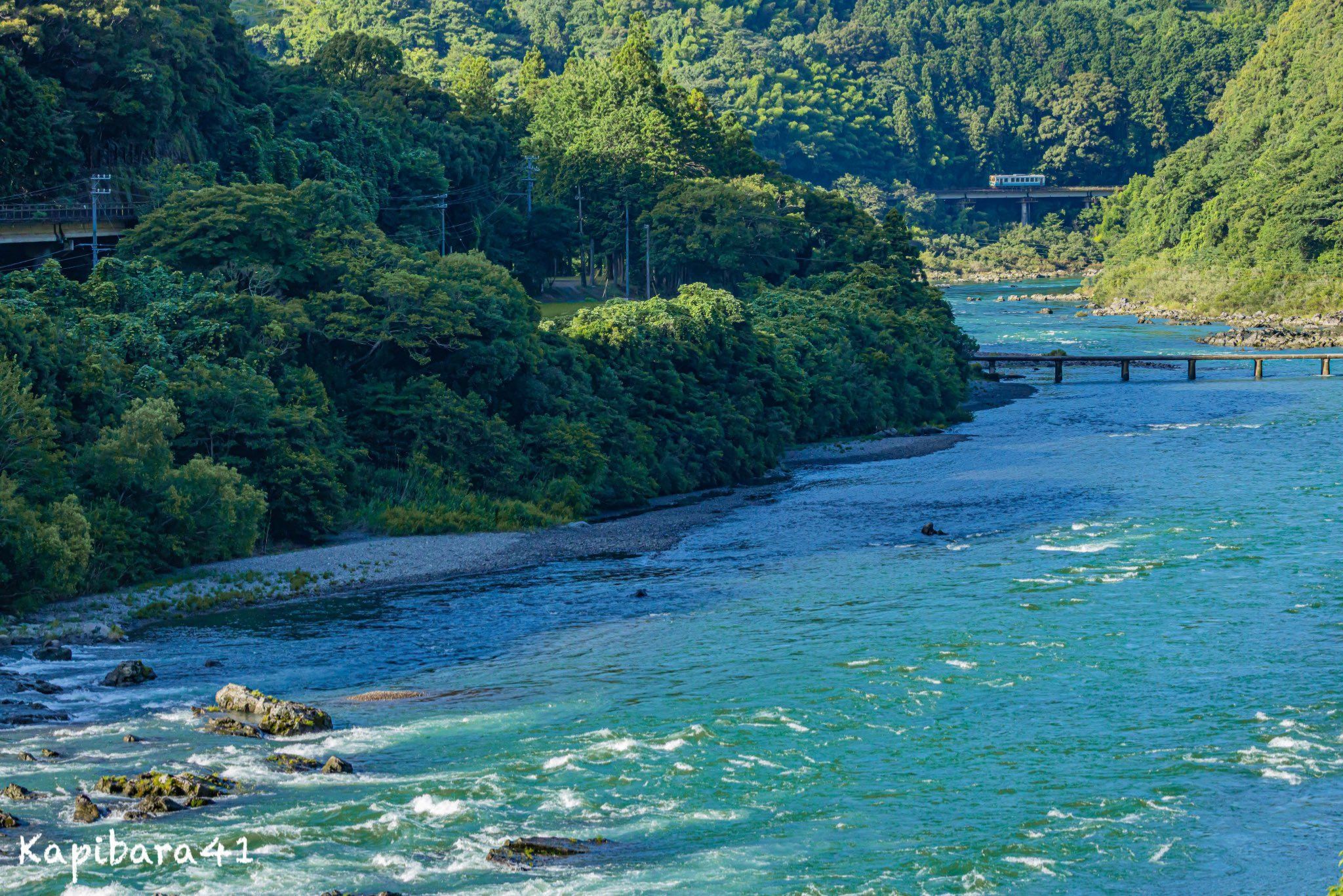 No.2【紀の里の川風景】 No.2【紀の里の川風景】 Chikuma River Panorama (Shinano River