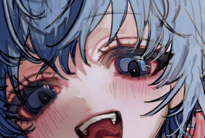 二重の上の眼球の膨らみ線
描くの好きマン 