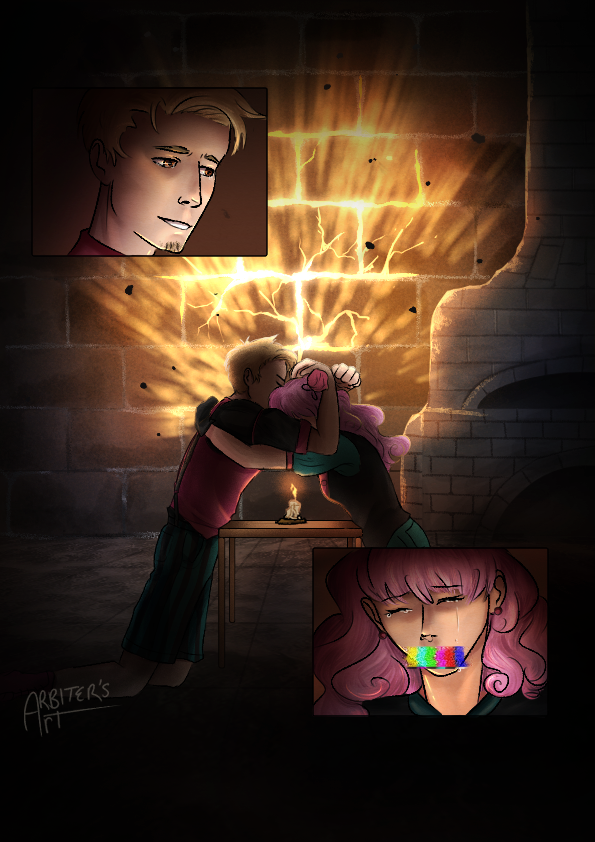 My entry for the <a href="/WildLifeZine/">Wild Life Zine</a> !! I was lucky enough to be able to draw a scene from the final session, and of course I went for angst.

#wildlifefanart #bamboozlersfanart