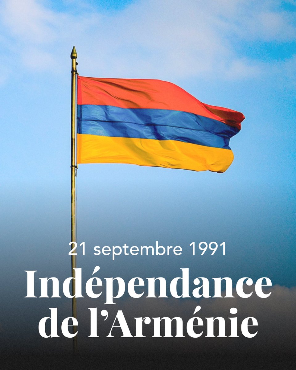 Renaud Muselier (@renaudmuselier) on Twitter photo Pensées, aujourd’hui, à tous nos amis arméniens, pour la fête d’indépendance de l’Arménie.
Nation courageuse et héroïque face à la barbarie de l’Azerbaïdjan : nous sommes à vos côtés du fond du cœur ! 🇦🇲🇫🇷 Pensées, aujourd’hui, à tous nos amis arméniens, pour la fête d’indépendance de l’Arménie.
Nation courageuse et héroïque face à la barbarie de l’Azerbaïdjan : nous sommes à vos côtés du fond du cœur ! 🇦🇲🇫🇷