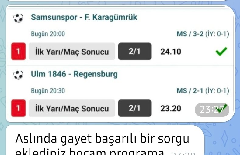 Ve sadece 1 haftalık kullanicimizda günün rekoru geldi, 🎉✨Tebrikler.✨🎉
t.me/Global_Fixture…