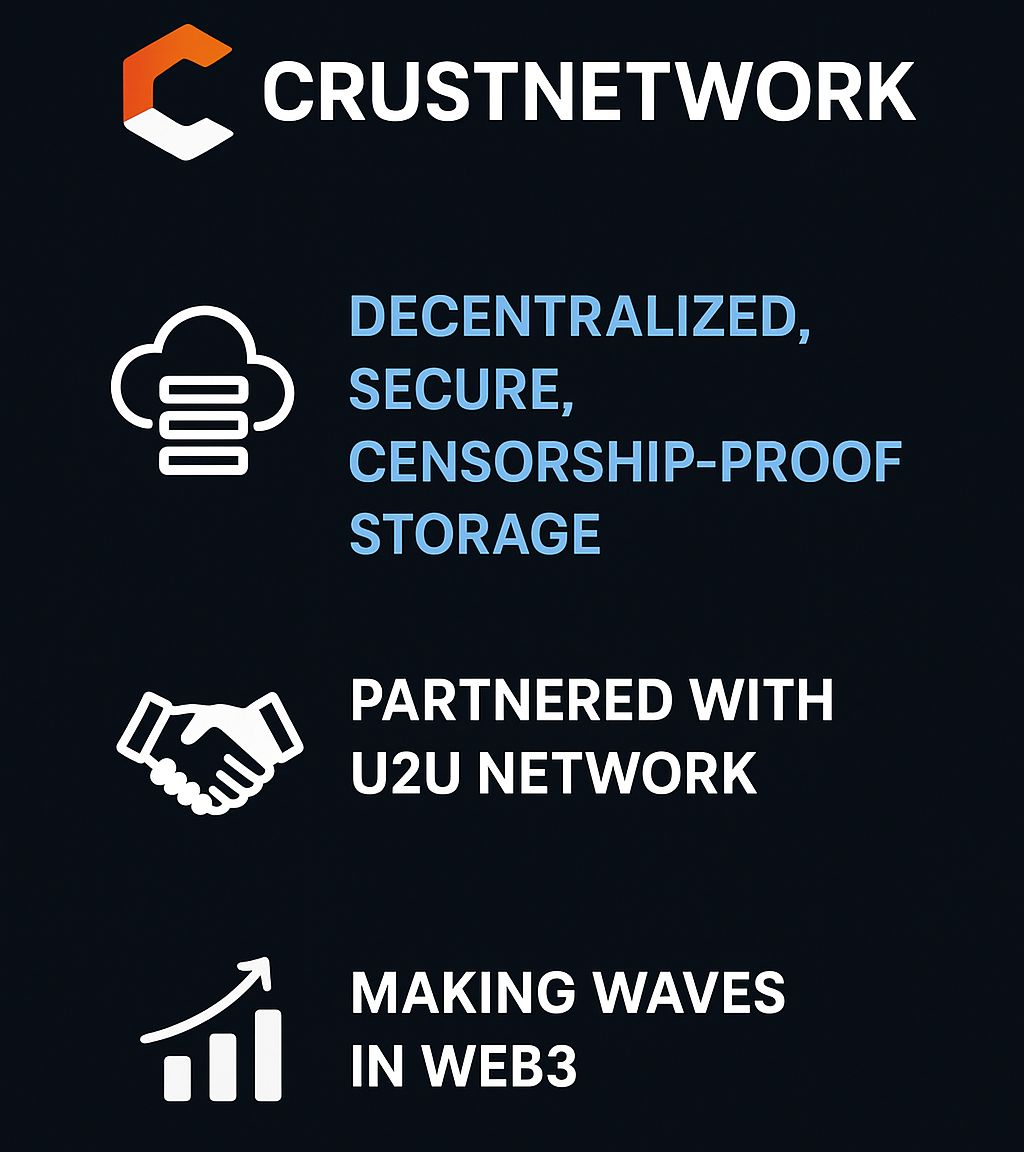 Ambition_001's tweet image. Managing files in Web3 just got easier with Crust Files. 
@CrustNetwork enables EVM storage + IPFS integration with a smooth UI, giving users true ownership of their digital assets.
$CRU = Web3 utility in action. 
#Web3Storage #BlockchainStorage