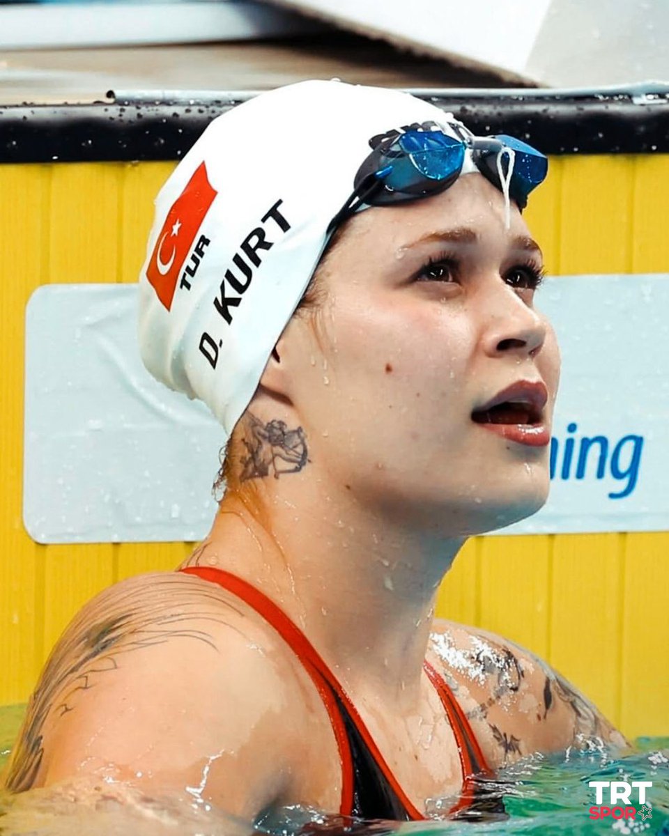 trtsporyildiz's tweet photo. 🥇Defne Kurt Dünya Şampiyonu

🇹🇷🏊‍♂️Milli para yüzücümüz Defne Kurt, Singapur'da düzenlenen Dünya Şampiyonası'nda kadınlar 50m serbest stil S10 kategorisinde 27.21'lik derecesiyle şampiyona rekoru kırarak altın madalya kazandı.

👏Sporcumuzu tebrik ediyoruz! https://t.co/5yZUxDMpD8