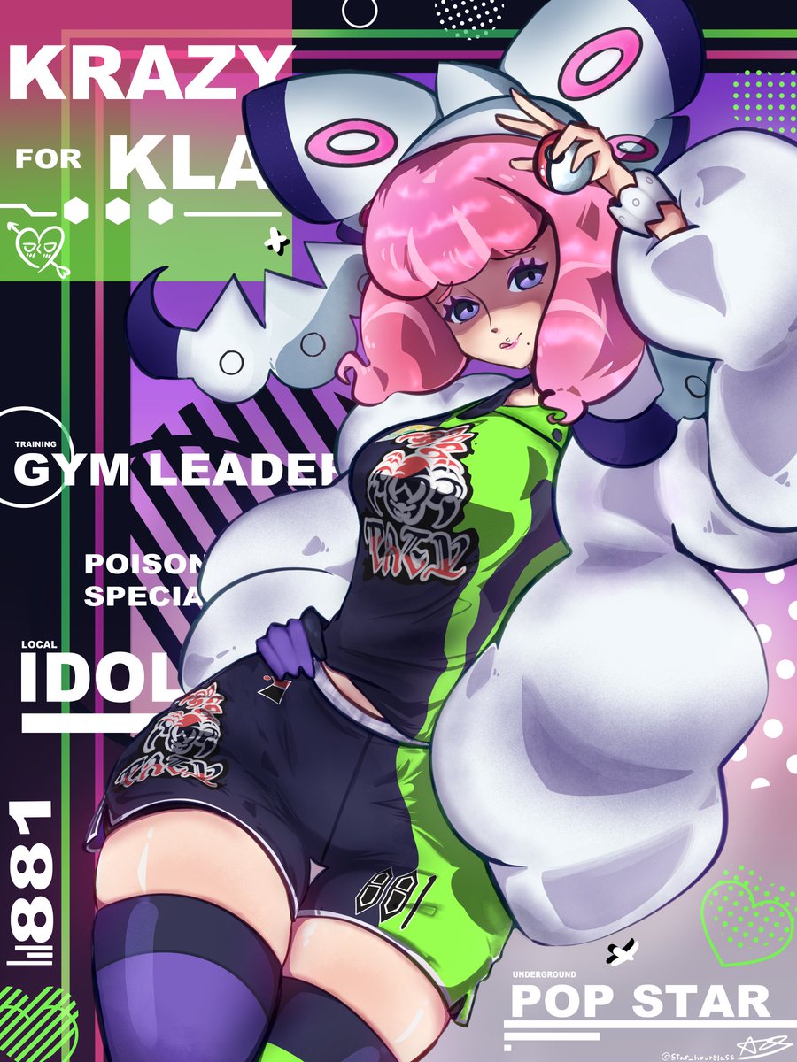 Drew Klara from pokemon during my practice! #Pokemon #art