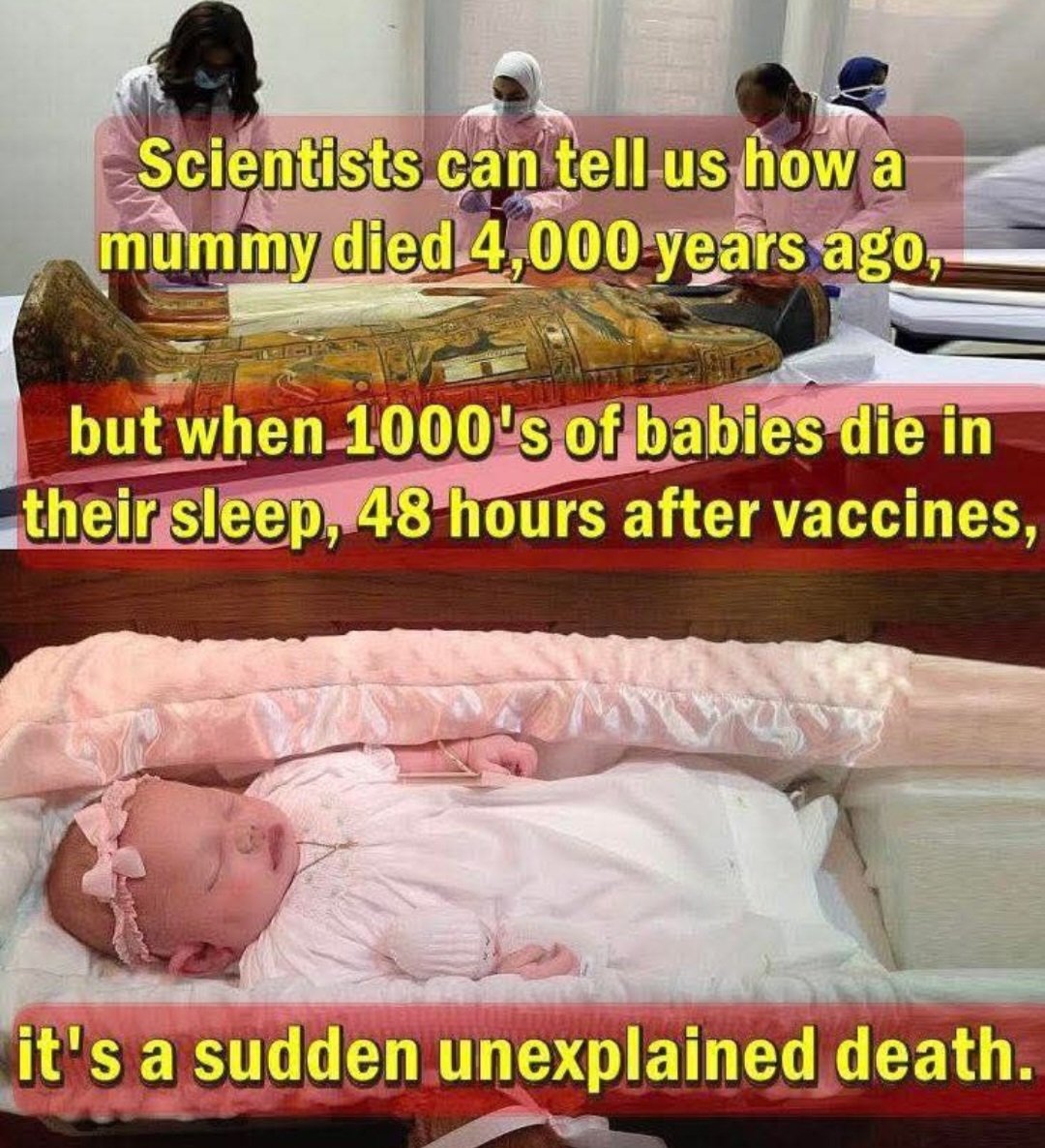 But don't forget...TRUST the science.