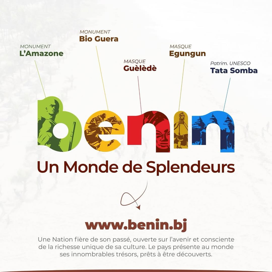 monsieurdekpe's tweet photo. La nouvelle identité du Bénin, 'Un Monde de Splendeurs' https://t.co/h3831XdCIt