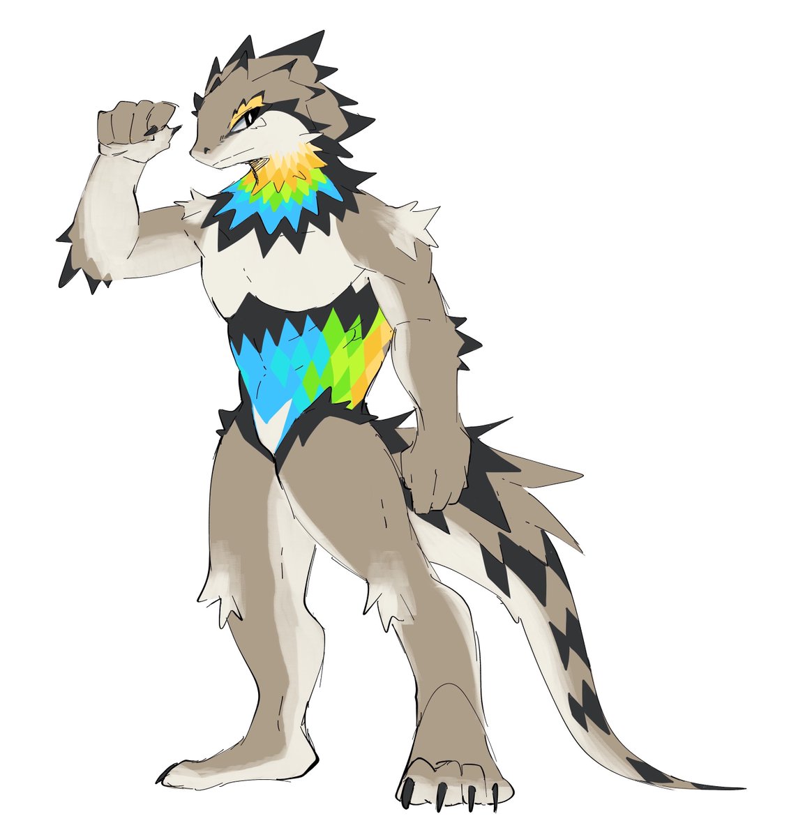 birdmilked's tweet photo. Desert spiny lizard design 🦎🏜️ https://t.co/3LmgDmEuWp