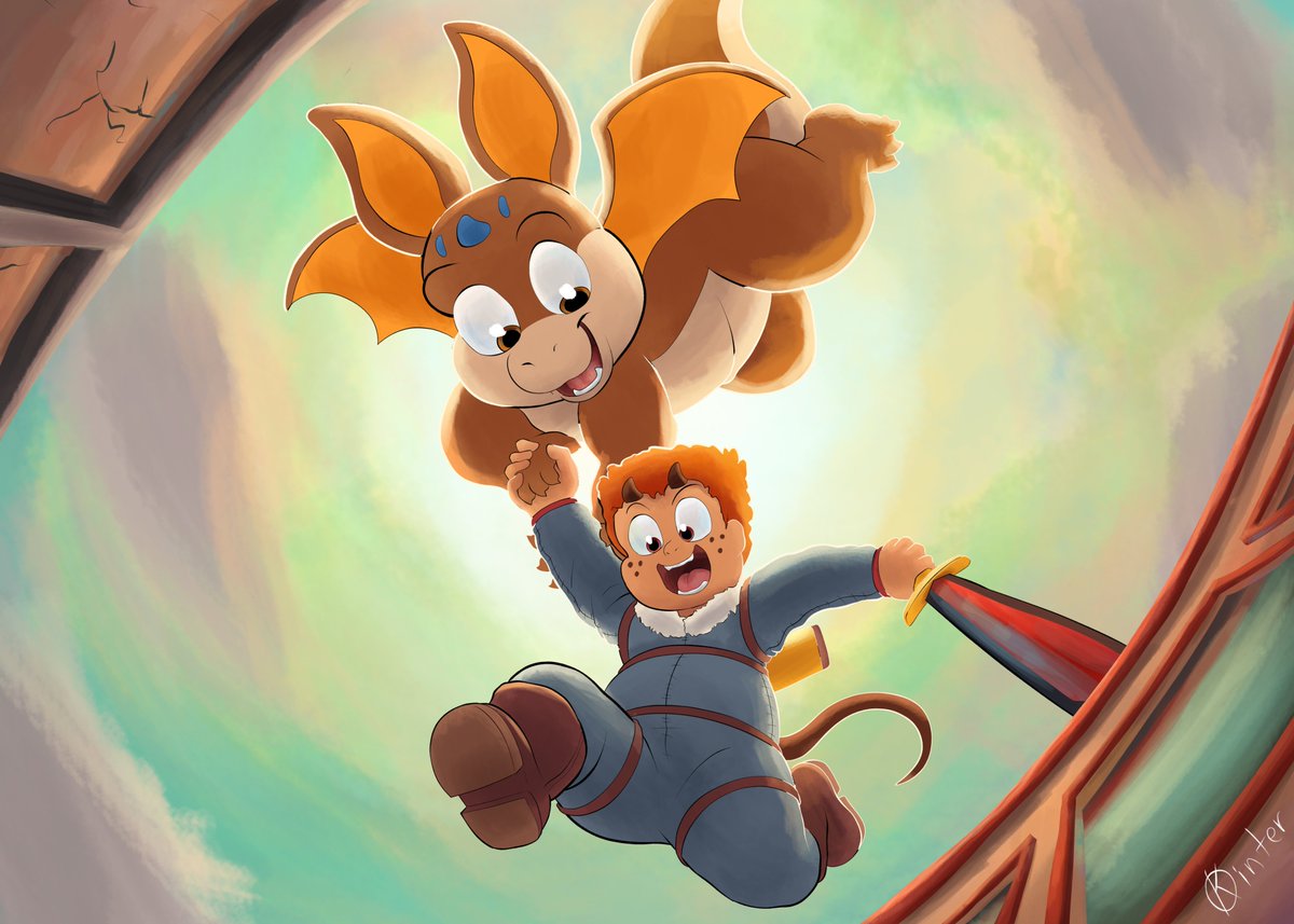 Barnaby and Micheal up to some rooftop thrills