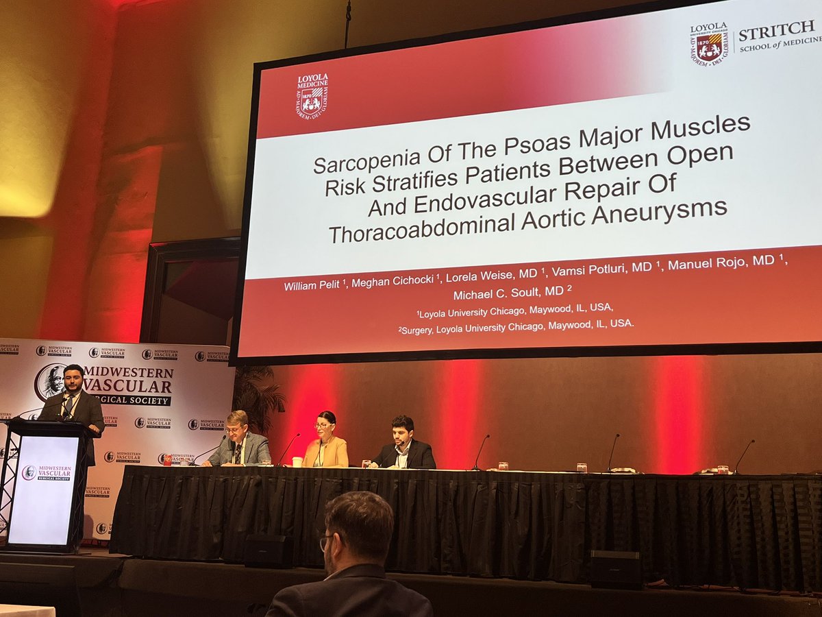 Loyola vascular had a great showing at this year’s Midwestern vascular surgical Society meeting in Cincinnati <a href="/MWVSSociety/">Midwestern Vascular Surgical Society</a> <a href="/loyolasurg_dept/">Loyola's Department of Surgery</a>