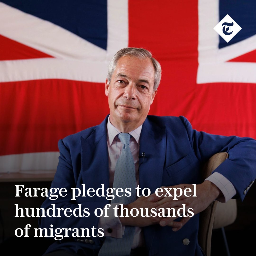 Reform says mass deportation plan will save £234bn as it warns ‘Boriswave’ of migration will soon take critical toll on welfare system

Read more 👇
telegraph.co.uk/politics/2025/…