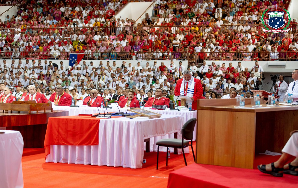 ULUAI SAUNOAGA FAA-PALEMIA A LE AFIOGA IA Hon. LAAULIALEMALIETOA POLATAIVAO LEUATEA FOSI SCHMIDT

#NewPrimeMinisterSpeech
#FirstSpeechAsPrimeMinister

Read more: l1nq.com/rvX0C